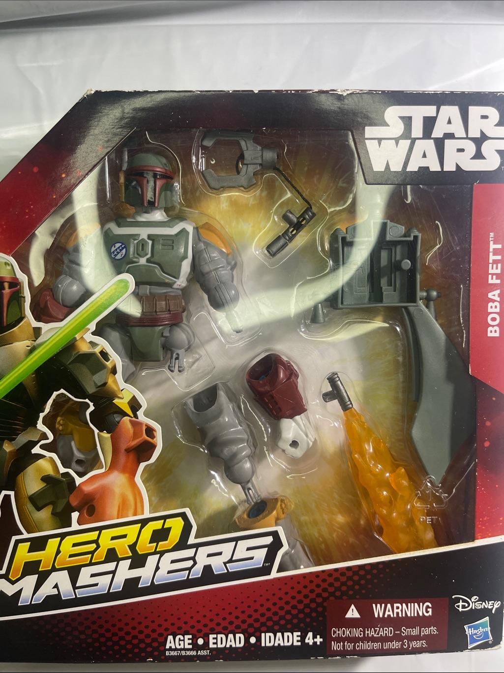 Star Wars Hero Mashers Boba Fett Action Figure  Green
